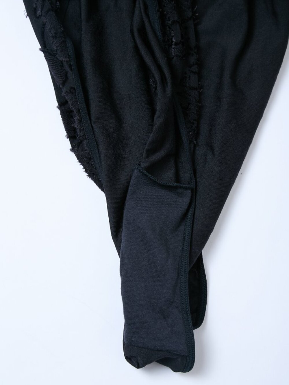 Savage x Fenty Charmed Prince Hooded Long Sleeve Bodysuit Teddy Black Caviar NWT - Picture 7 of 12